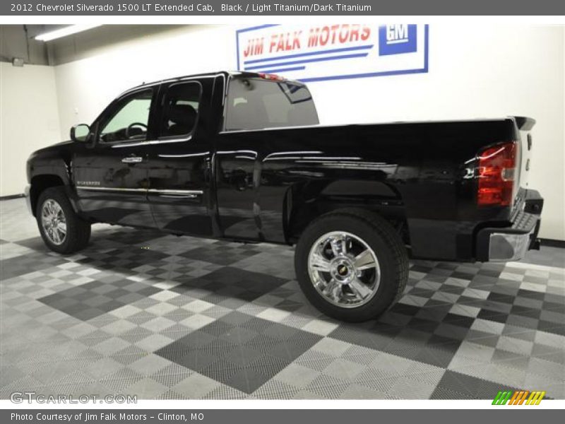 Black / Light Titanium/Dark Titanium 2012 Chevrolet Silverado 1500 LT Extended Cab