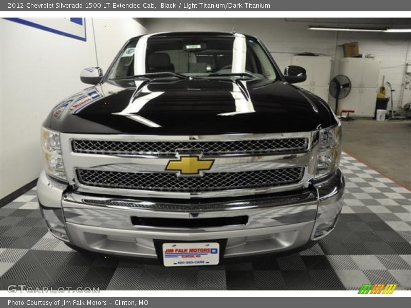 Black / Light Titanium/Dark Titanium 2012 Chevrolet Silverado 1500 LT Extended Cab