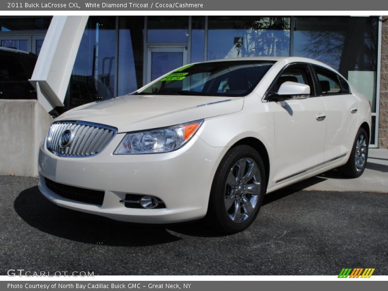 White Diamond Tricoat / Cocoa/Cashmere 2011 Buick LaCrosse CXL
