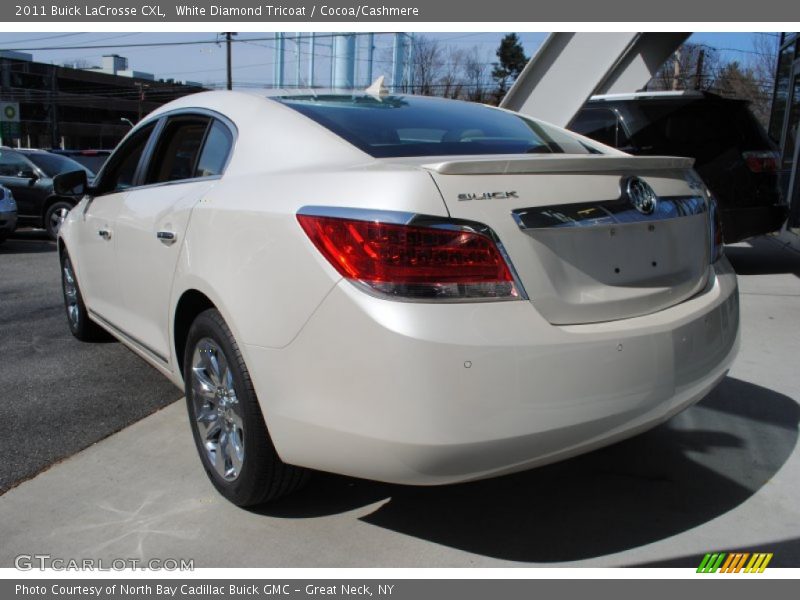 White Diamond Tricoat / Cocoa/Cashmere 2011 Buick LaCrosse CXL