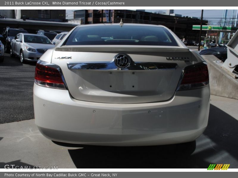 White Diamond Tricoat / Cocoa/Cashmere 2011 Buick LaCrosse CXL