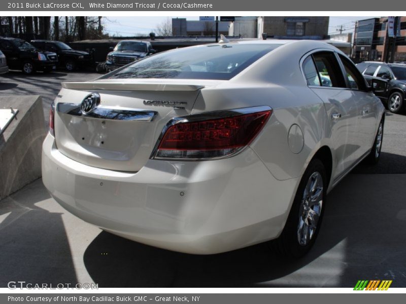 White Diamond Tricoat / Cocoa/Cashmere 2011 Buick LaCrosse CXL