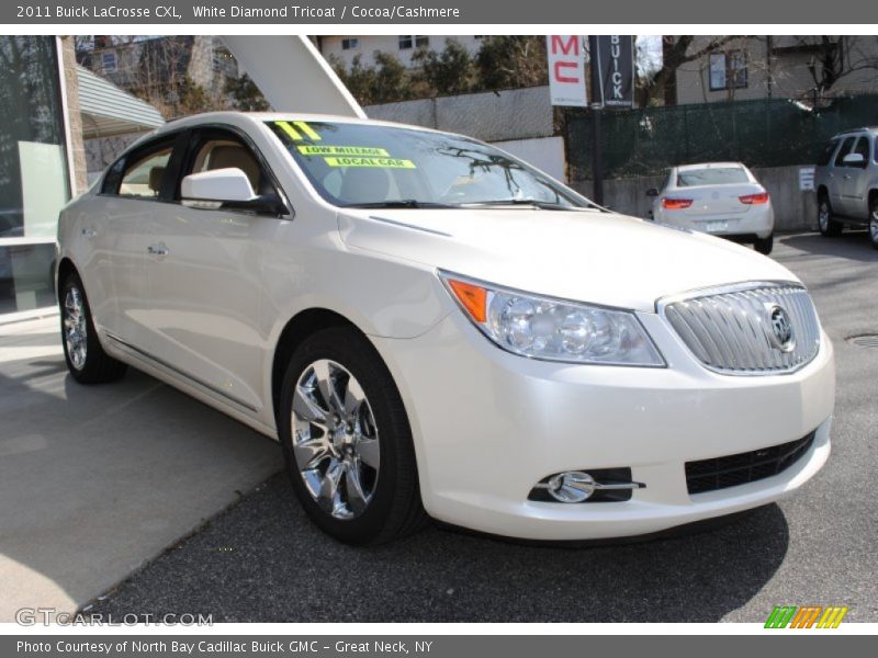White Diamond Tricoat / Cocoa/Cashmere 2011 Buick LaCrosse CXL
