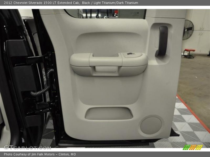 Black / Light Titanium/Dark Titanium 2012 Chevrolet Silverado 1500 LT Extended Cab