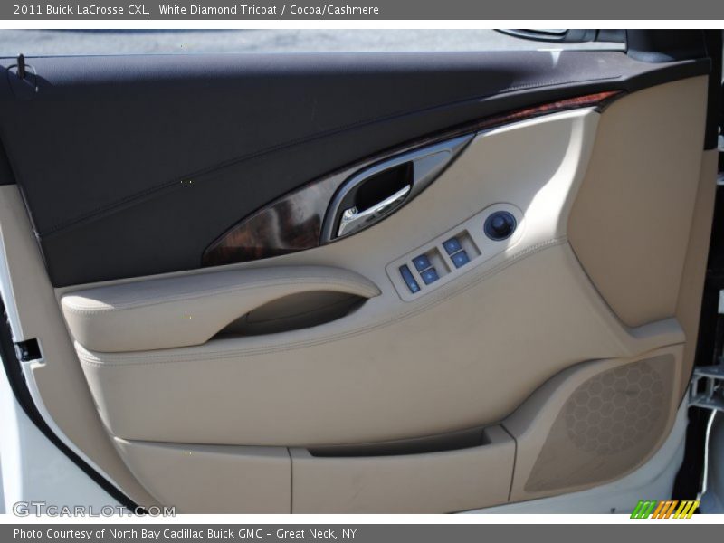 White Diamond Tricoat / Cocoa/Cashmere 2011 Buick LaCrosse CXL