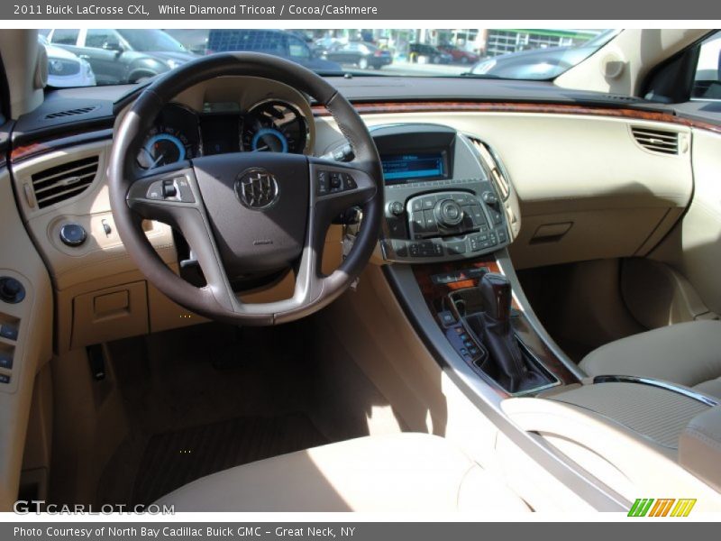 White Diamond Tricoat / Cocoa/Cashmere 2011 Buick LaCrosse CXL