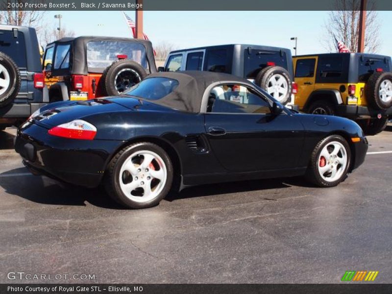 Black / Savanna Beige 2000 Porsche Boxster S