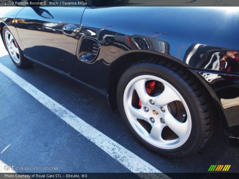 Black / Savanna Beige 2000 Porsche Boxster S