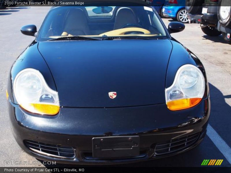 Black / Savanna Beige 2000 Porsche Boxster S