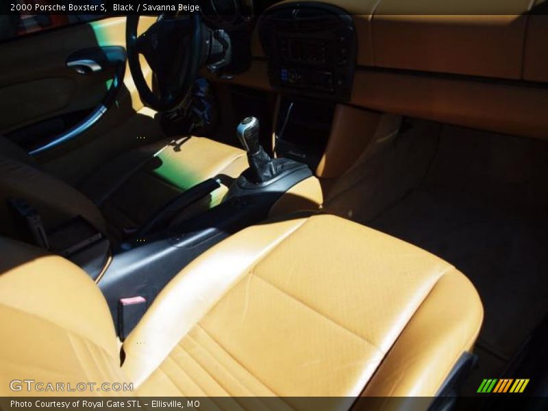 Black / Savanna Beige 2000 Porsche Boxster S