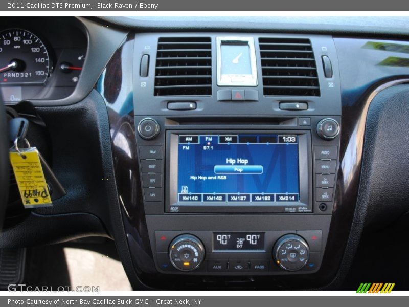 Black Raven / Ebony 2011 Cadillac DTS Premium