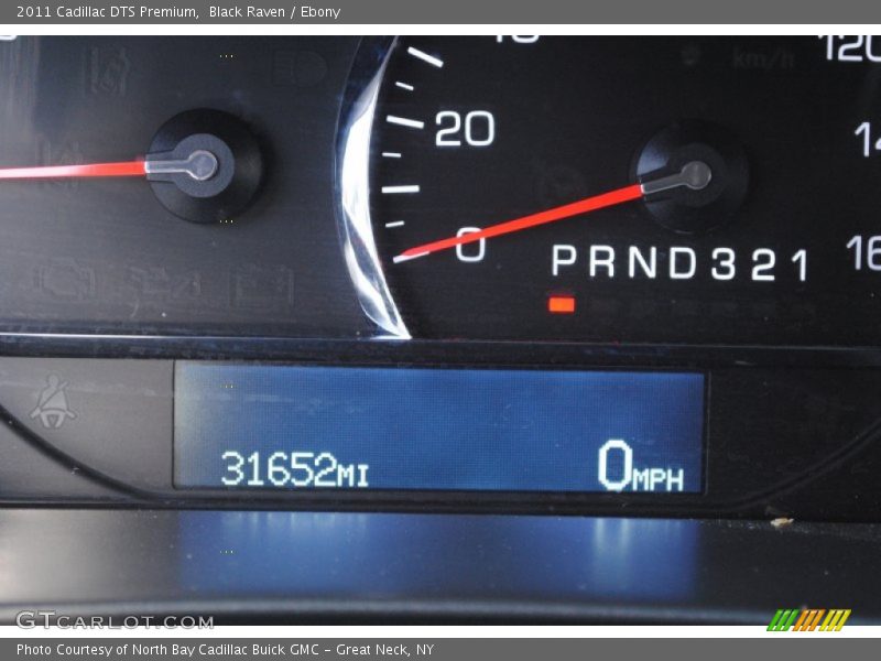 Black Raven / Ebony 2011 Cadillac DTS Premium