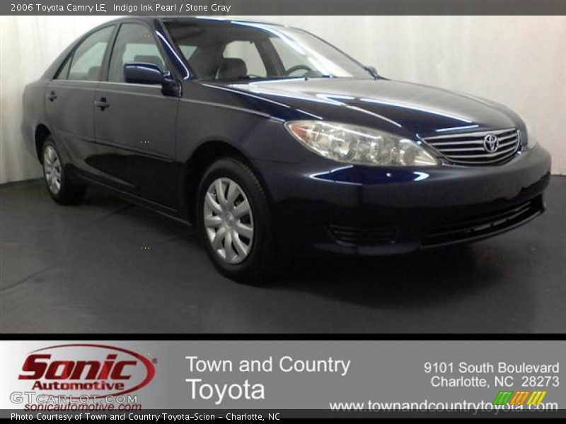 Indigo Ink Pearl / Stone Gray 2006 Toyota Camry LE