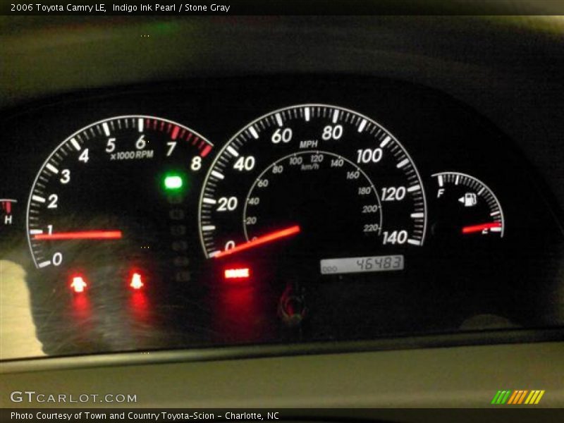 Indigo Ink Pearl / Stone Gray 2006 Toyota Camry LE