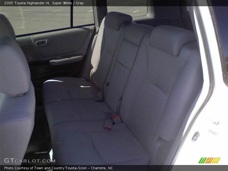 Super White / Gray 2005 Toyota Highlander I4