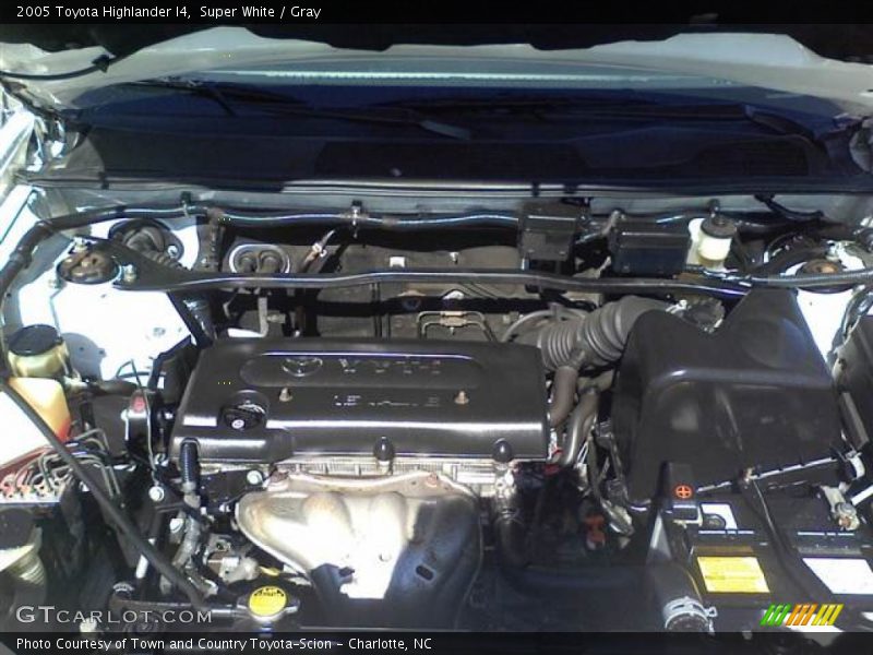 Super White / Gray 2005 Toyota Highlander I4