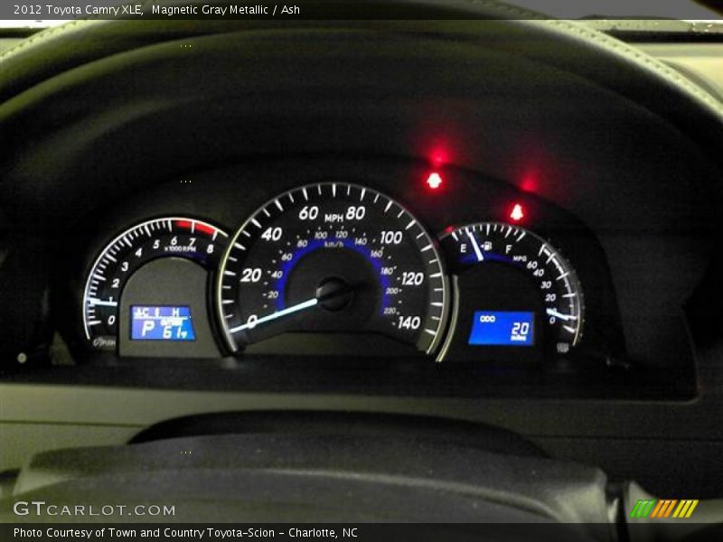 Magnetic Gray Metallic / Ash 2012 Toyota Camry XLE