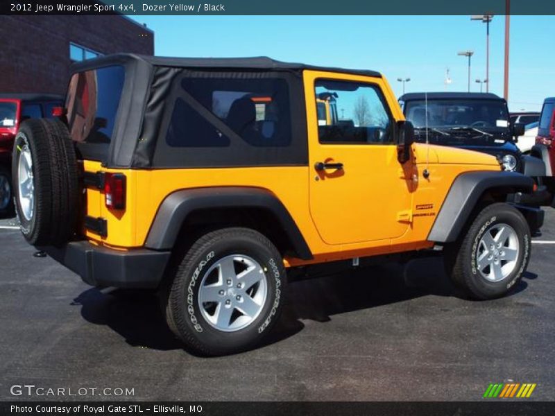 Dozer Yellow / Black 2012 Jeep Wrangler Sport 4x4