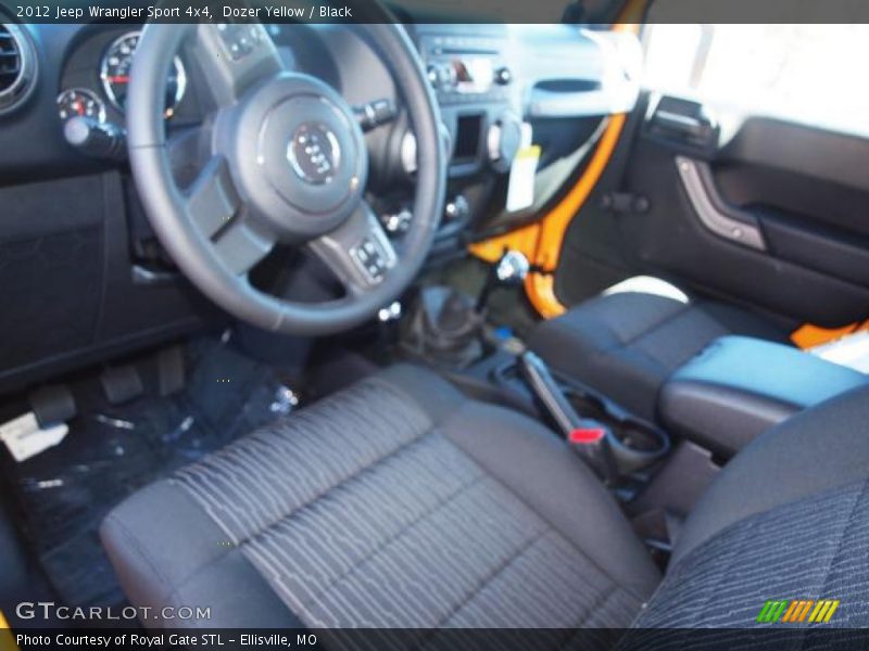 Dozer Yellow / Black 2012 Jeep Wrangler Sport 4x4