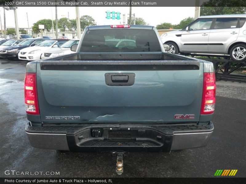 Stealth Gray Metallic / Dark Titanium 2007 GMC Sierra 1500 Classic SL Regular Cab