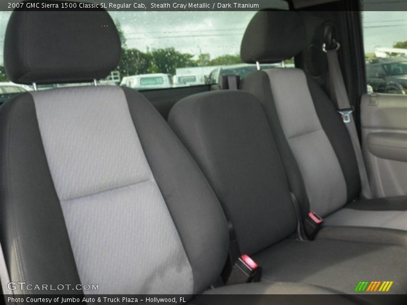 Stealth Gray Metallic / Dark Titanium 2007 GMC Sierra 1500 Classic SL Regular Cab
