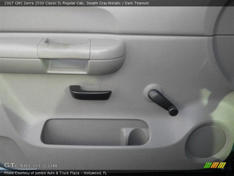 Stealth Gray Metallic / Dark Titanium 2007 GMC Sierra 1500 Classic SL Regular Cab