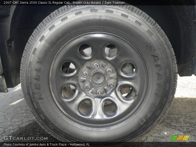 Stealth Gray Metallic / Dark Titanium 2007 GMC Sierra 1500 Classic SL Regular Cab