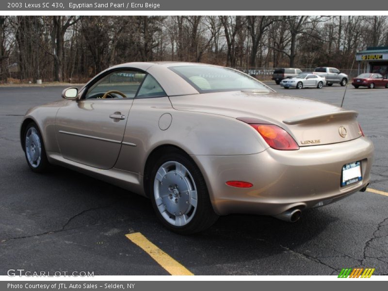 Egyptian Sand Pearl / Ecru Beige 2003 Lexus SC 430