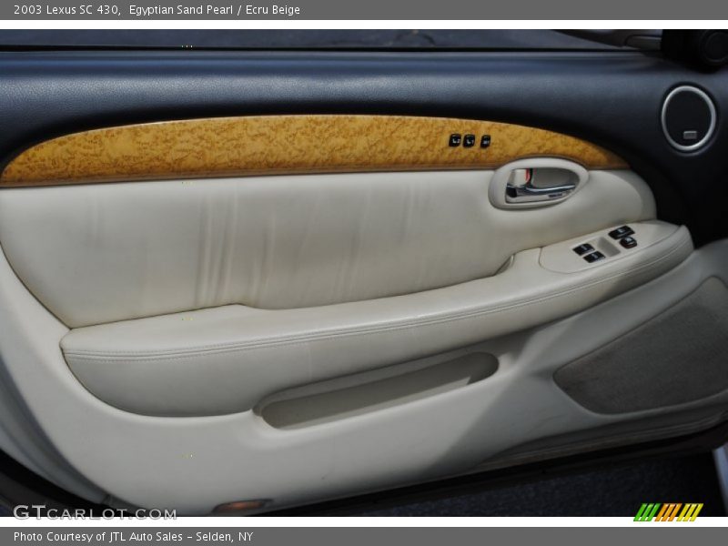 Egyptian Sand Pearl / Ecru Beige 2003 Lexus SC 430