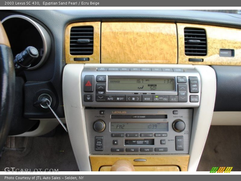 Controls of 2003 SC 430