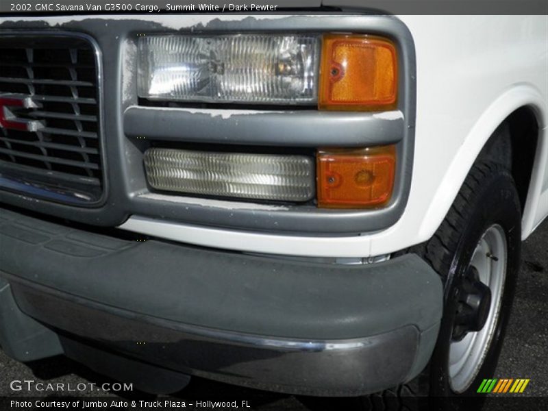 Summit White / Dark Pewter 2002 GMC Savana Van G3500 Cargo