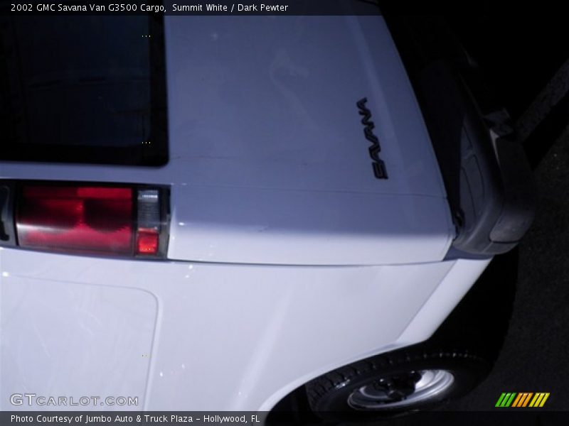 Summit White / Dark Pewter 2002 GMC Savana Van G3500 Cargo