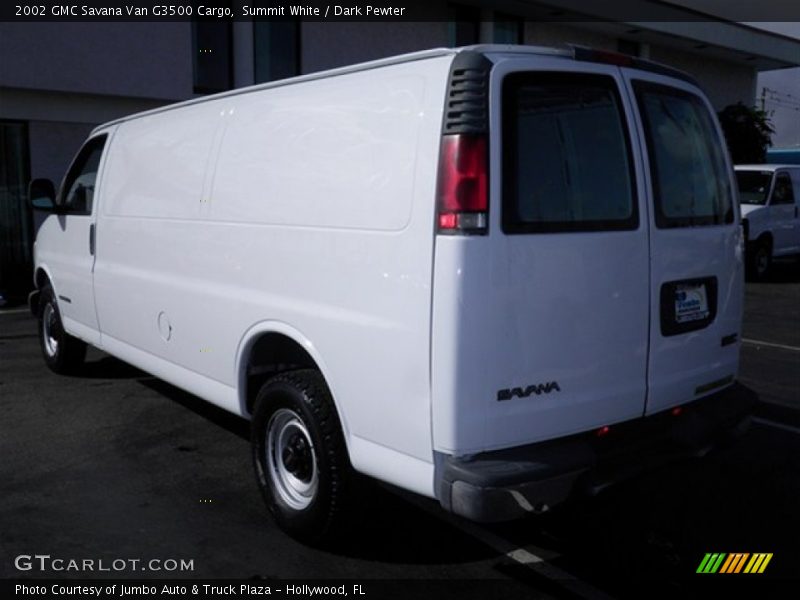 Summit White / Dark Pewter 2002 GMC Savana Van G3500 Cargo
