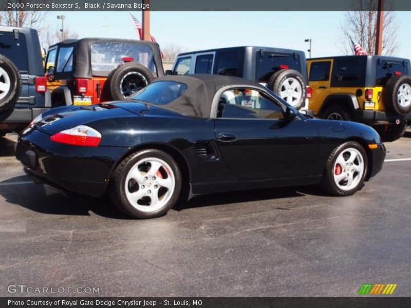 Black / Savanna Beige 2000 Porsche Boxster S