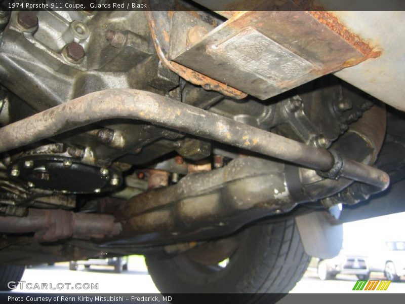 Undercarriage of 1974 911 Coupe