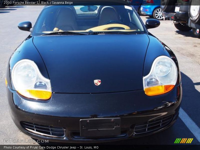 Black / Savanna Beige 2000 Porsche Boxster S