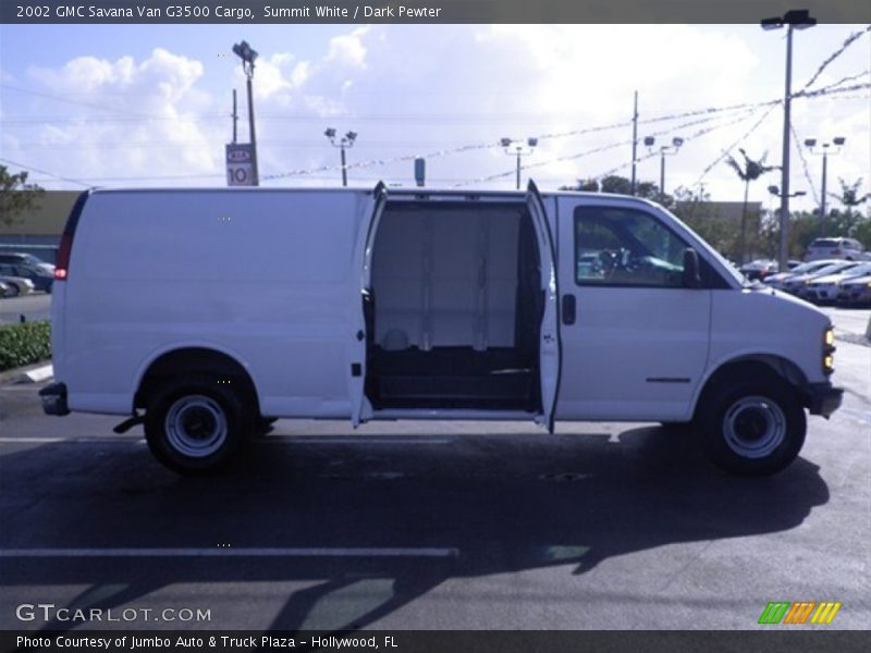 Summit White / Dark Pewter 2002 GMC Savana Van G3500 Cargo