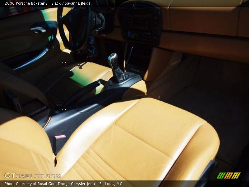 Black / Savanna Beige 2000 Porsche Boxster S