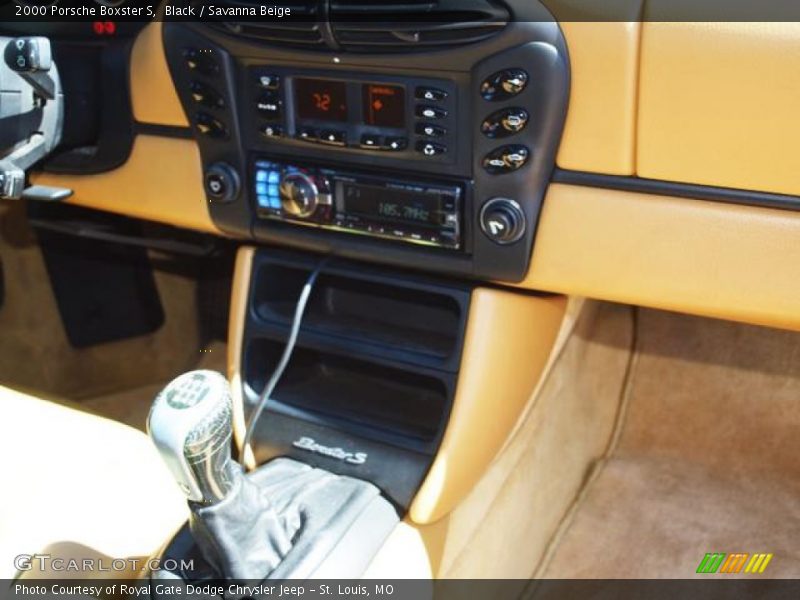Black / Savanna Beige 2000 Porsche Boxster S