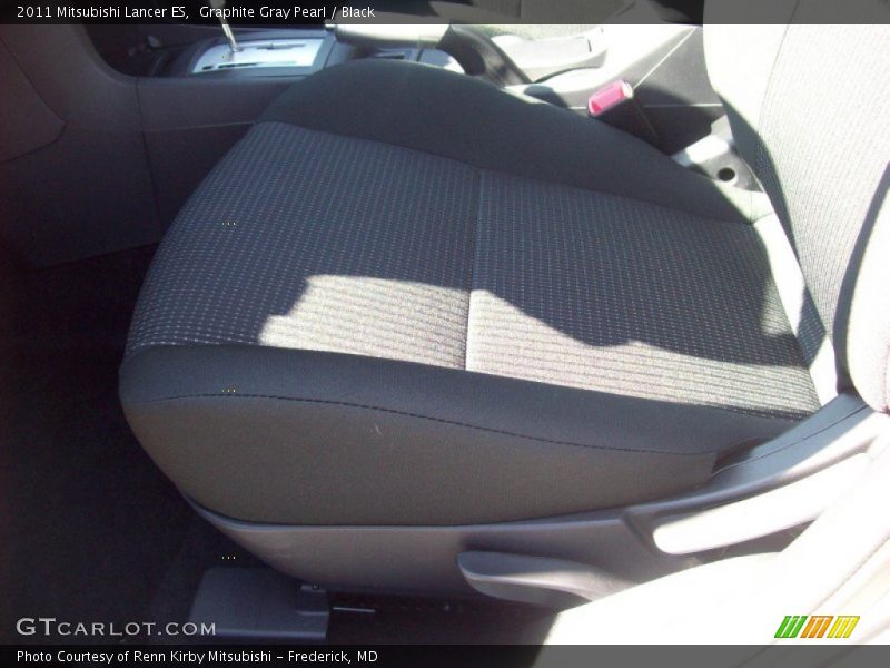 Graphite Gray Pearl / Black 2011 Mitsubishi Lancer ES