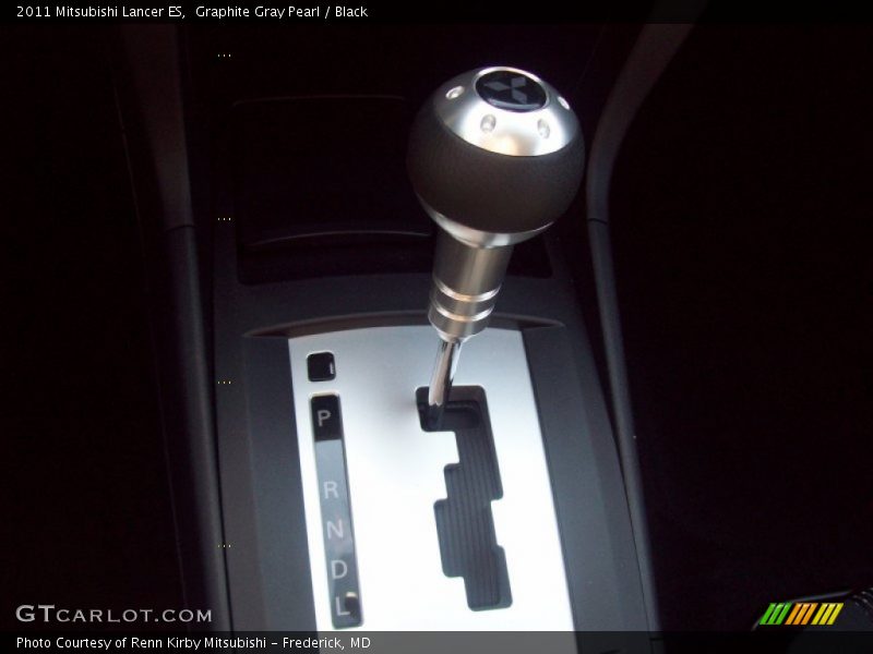 Graphite Gray Pearl / Black 2011 Mitsubishi Lancer ES