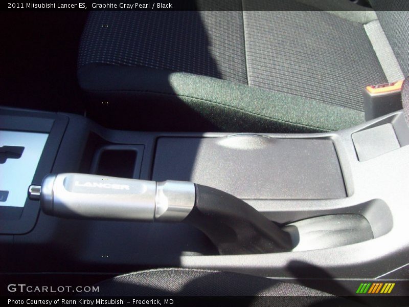 Graphite Gray Pearl / Black 2011 Mitsubishi Lancer ES