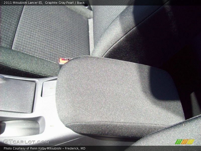 Graphite Gray Pearl / Black 2011 Mitsubishi Lancer ES