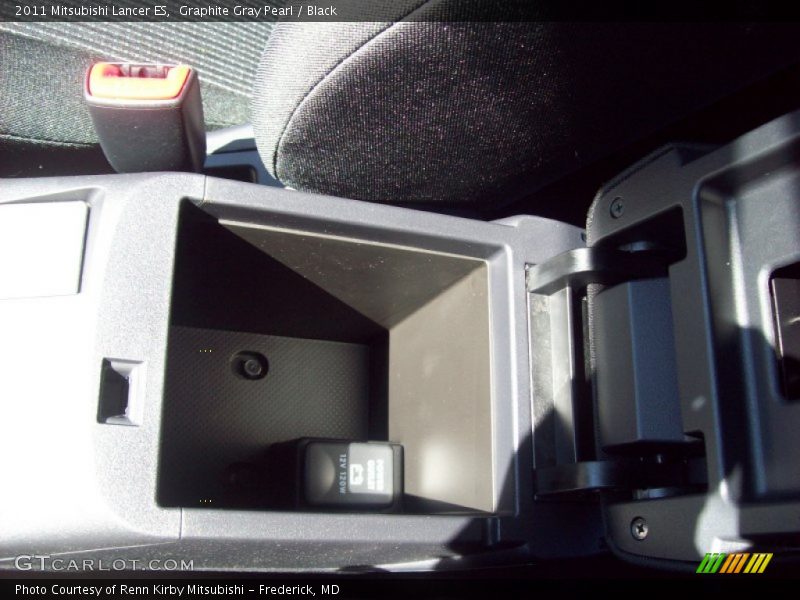 Graphite Gray Pearl / Black 2011 Mitsubishi Lancer ES
