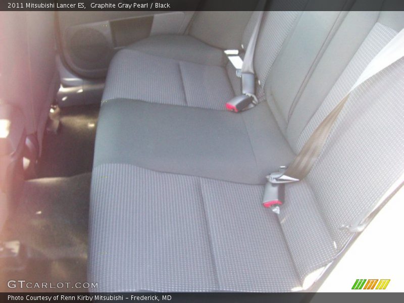 Graphite Gray Pearl / Black 2011 Mitsubishi Lancer ES