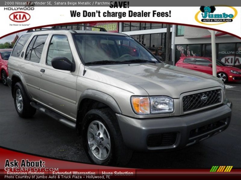 Sahara Beige Metallic / Parchment 2000 Nissan Pathfinder SE
