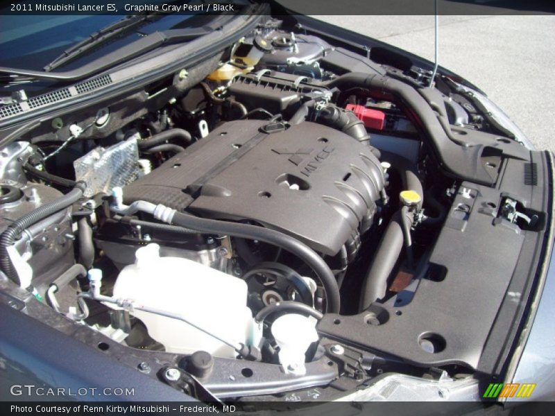 Graphite Gray Pearl / Black 2011 Mitsubishi Lancer ES