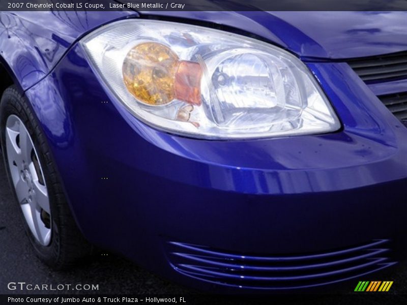 Laser Blue Metallic / Gray 2007 Chevrolet Cobalt LS Coupe