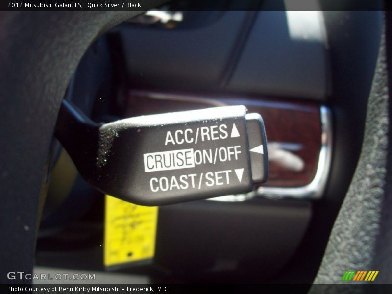 Quick Silver / Black 2012 Mitsubishi Galant ES