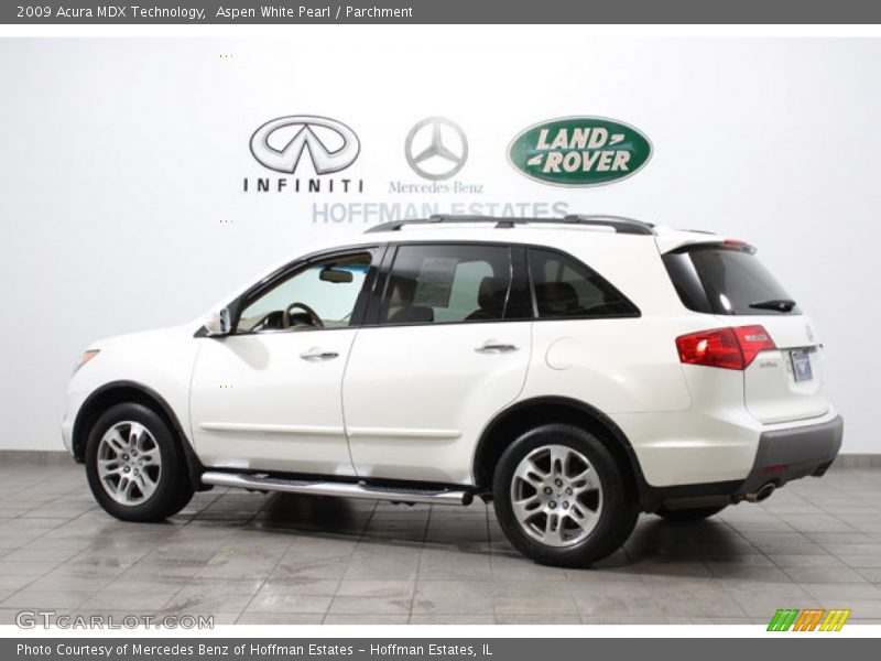 Aspen White Pearl / Parchment 2009 Acura MDX Technology
